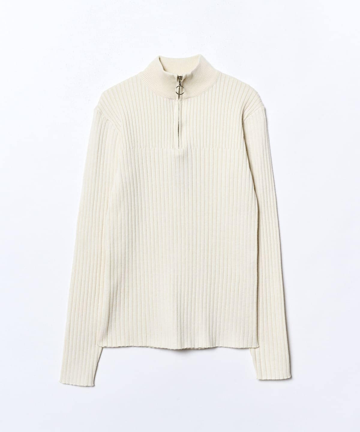 ジップアップニット