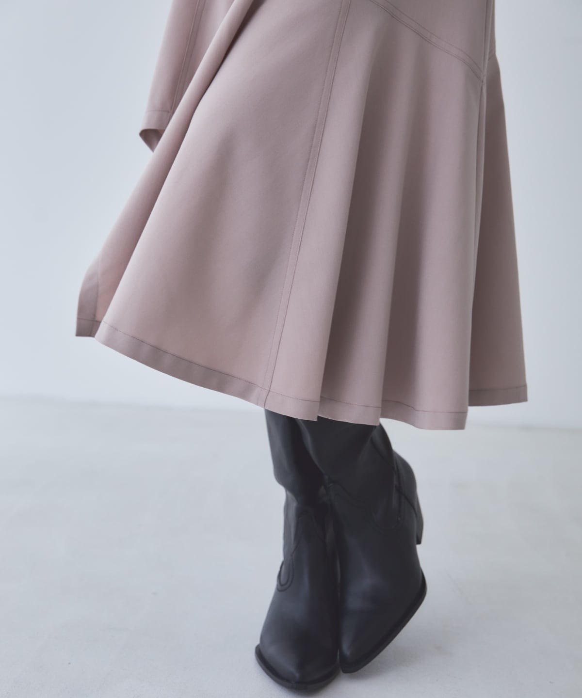 アシメフレアスカート