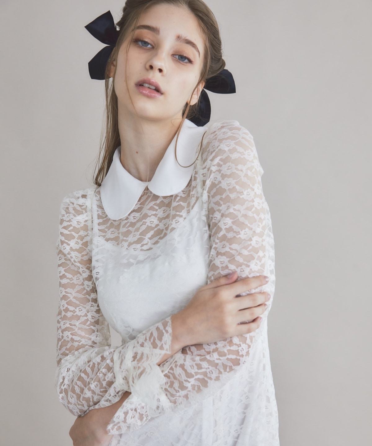 レースボウタイワンピース(F オフ): REDYAZEL｜公式オンライン  