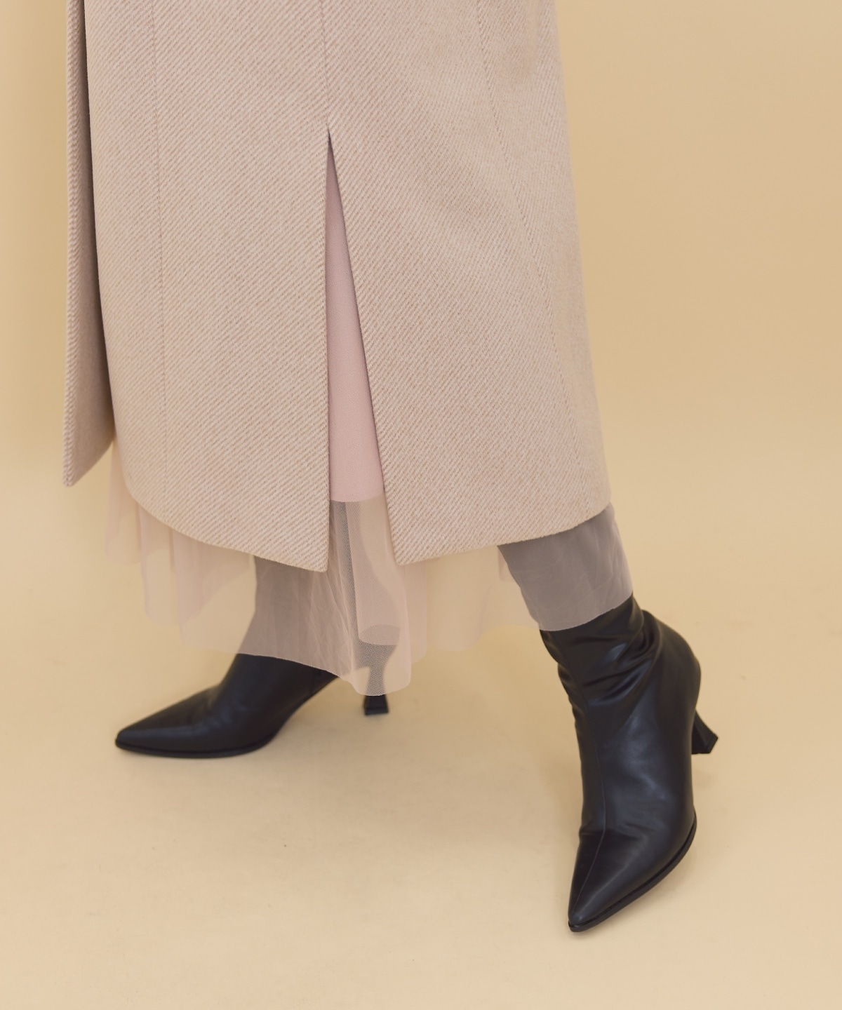 ジップチェスターコート