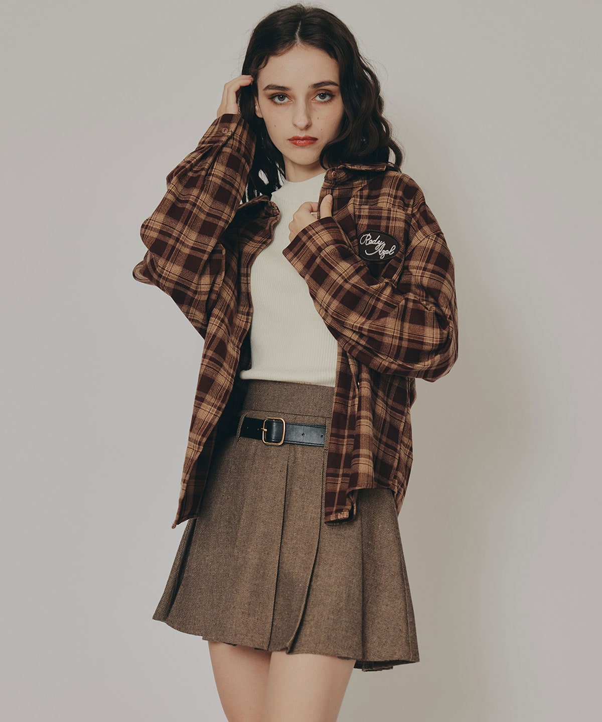 ローベルトプリーツミニスカート