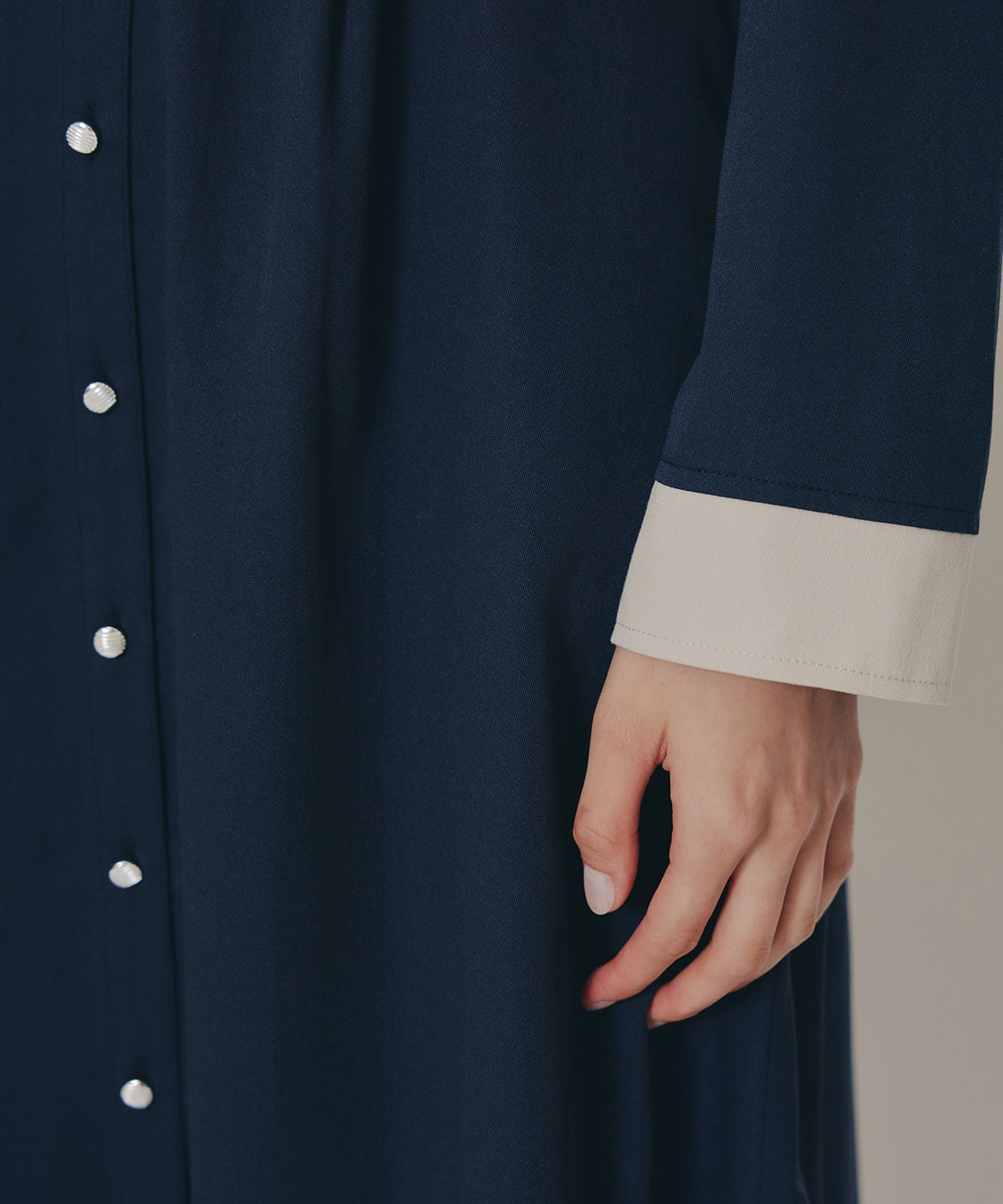 BIGセーラーカラーロングワンピース