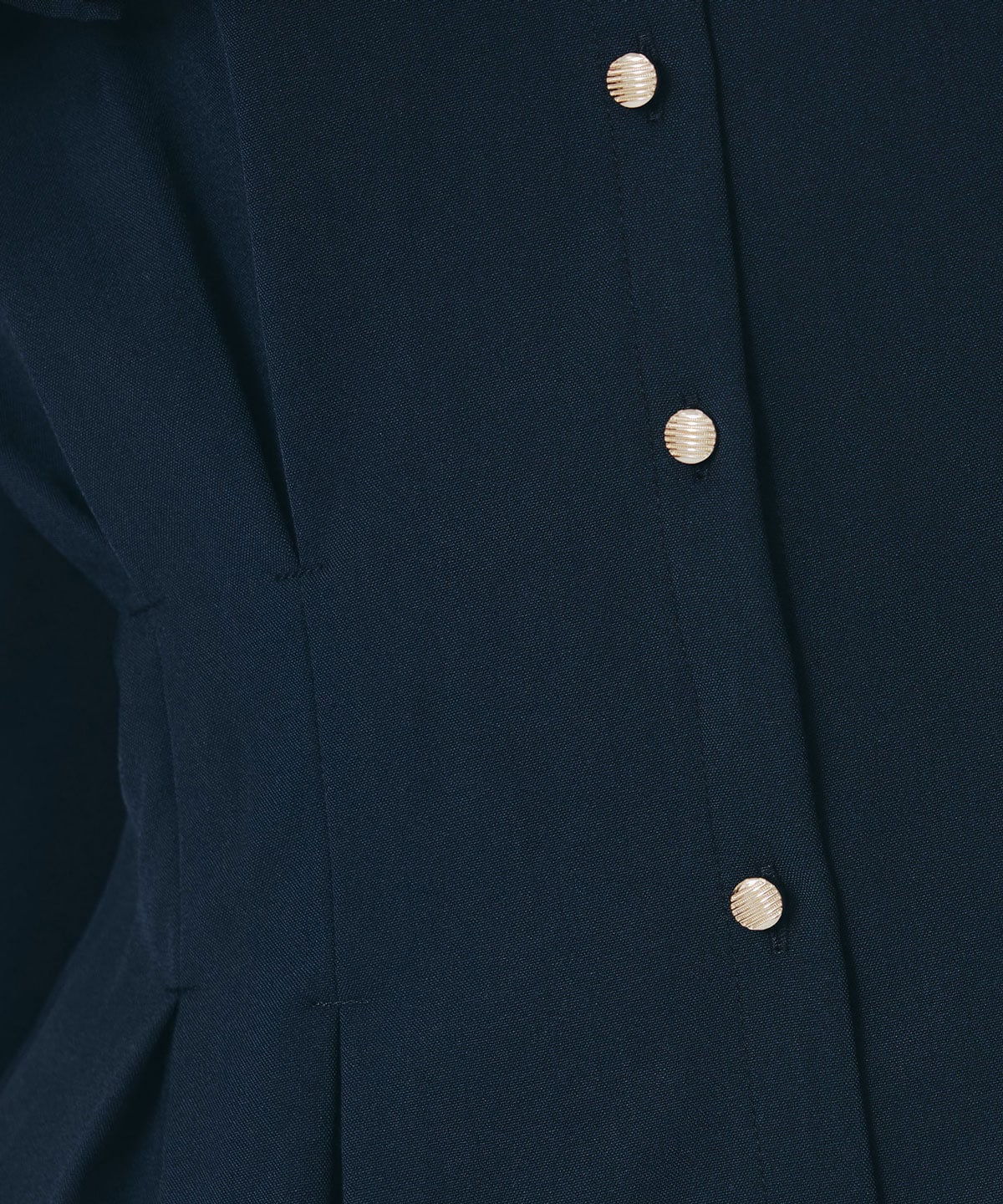 オープンショルダーフリルワンピース