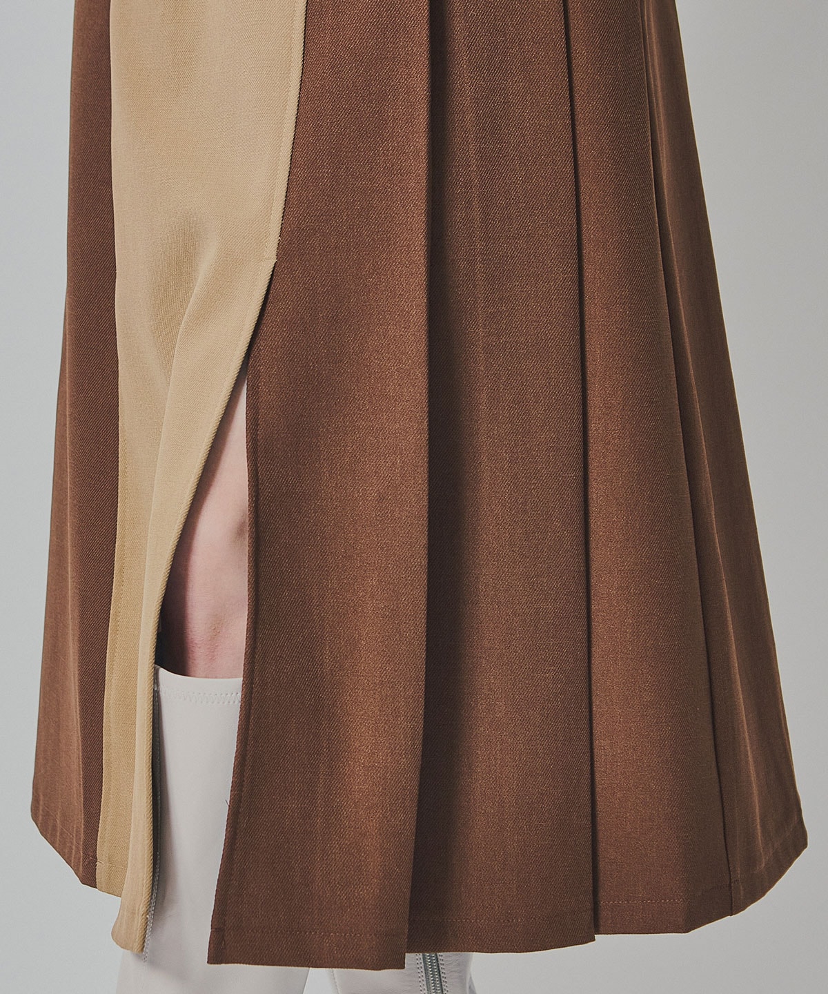 フロントジップバイカラージャンスカ