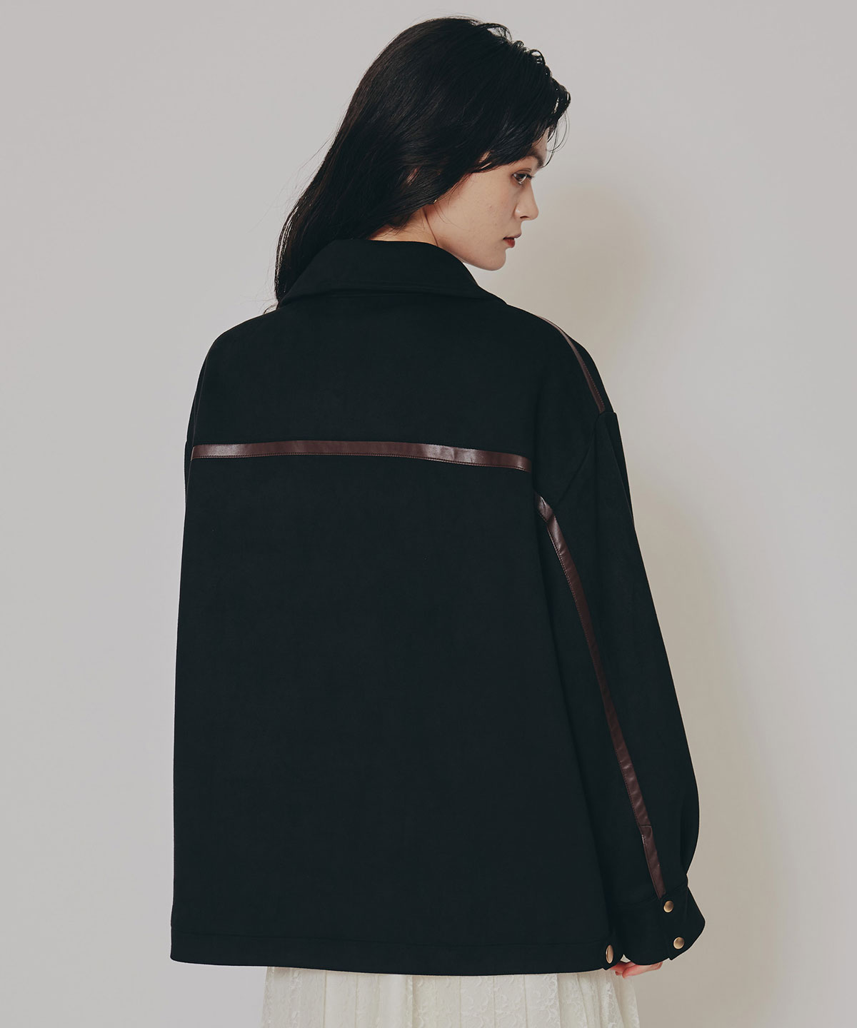 ヴィンテージライクスエードポケットジャケット