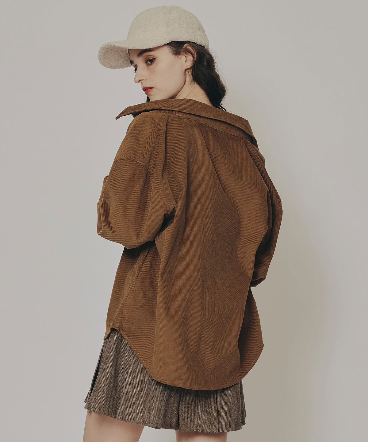 ロゴワッペンオーバーシャツ