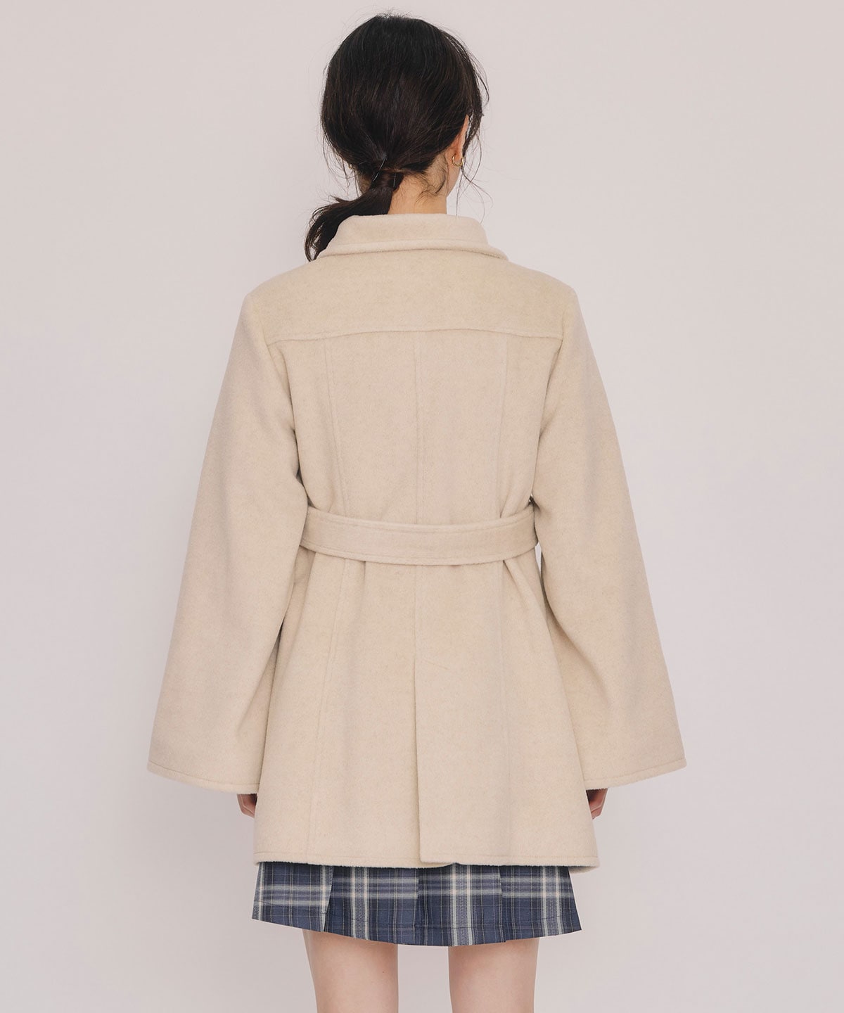 2WAYベルスリーブミドルコート