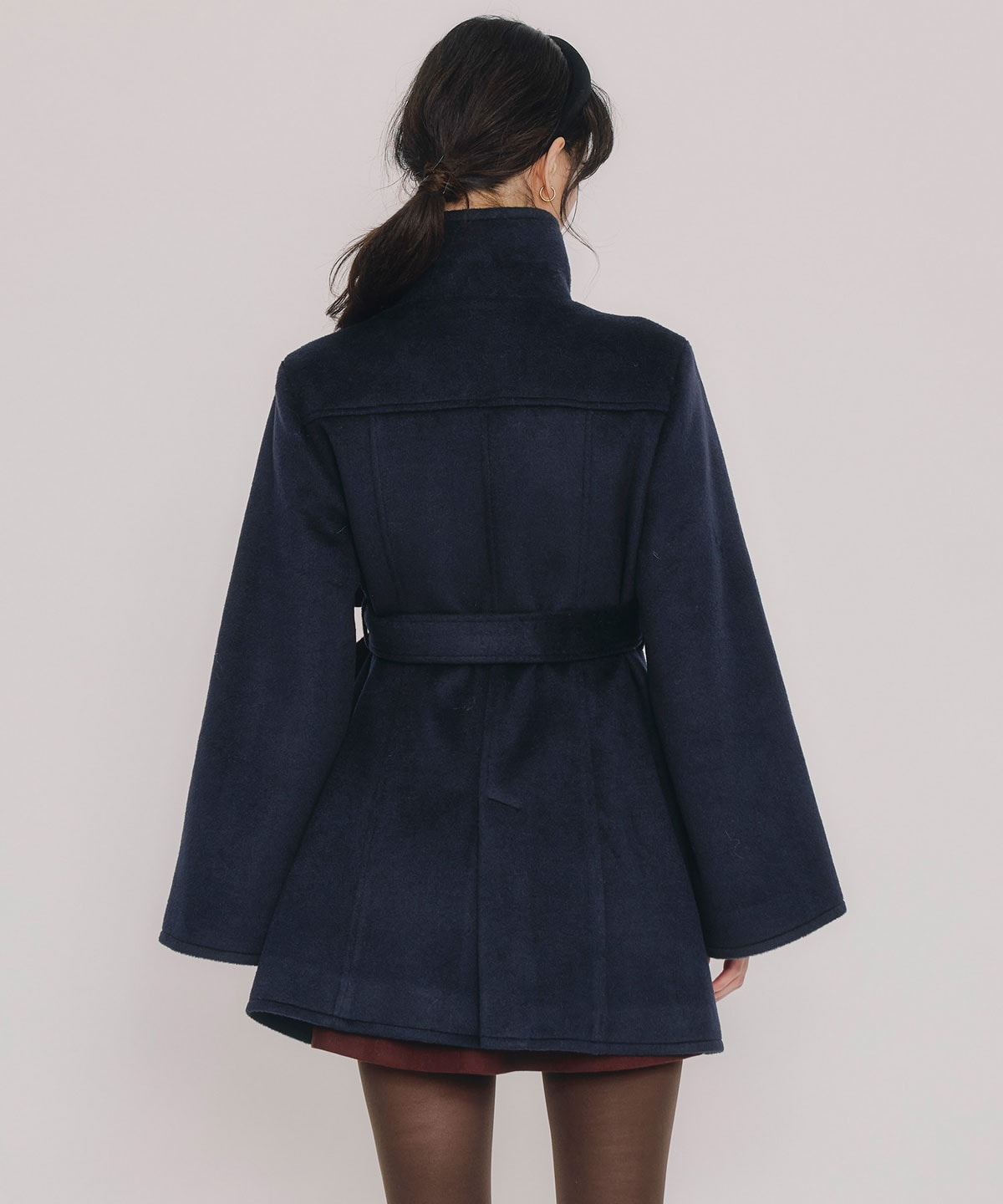 2WAYベルスリーブミドルコート