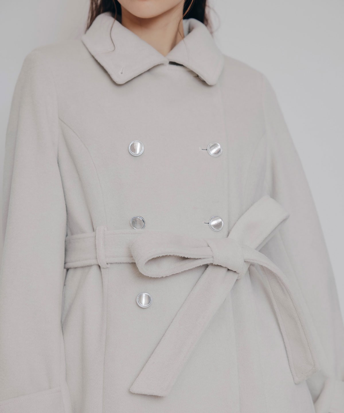 2WAYカラーダブルロングコート