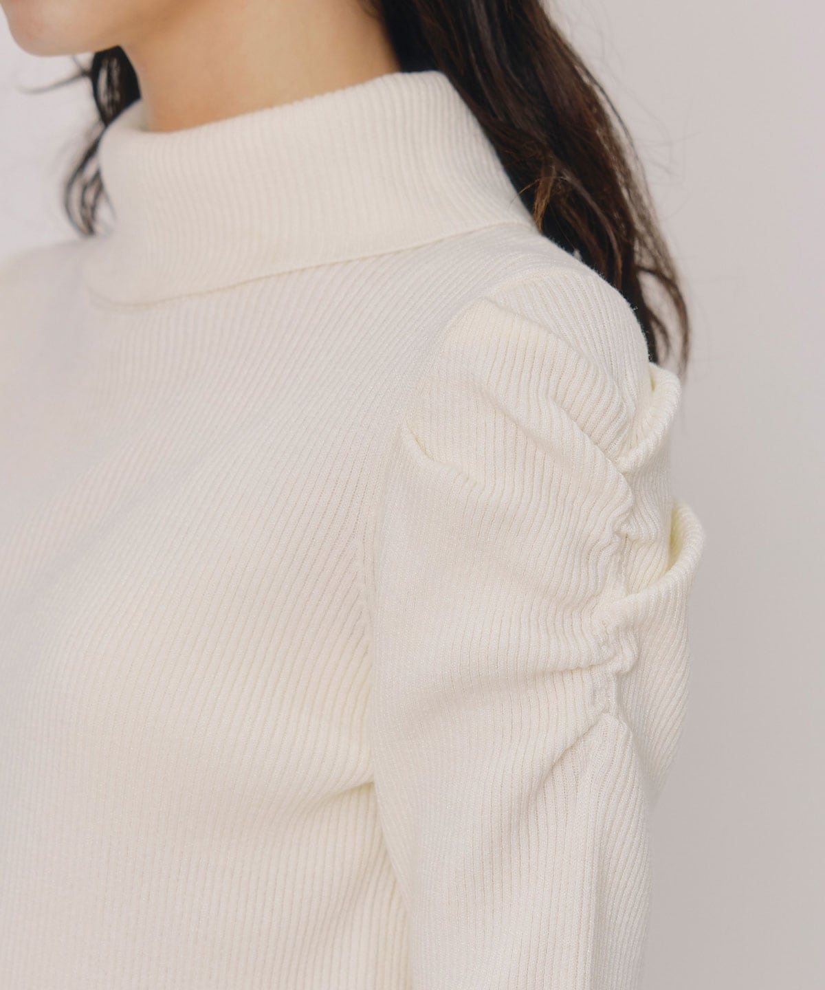 ラメタートルニットプルオーバー