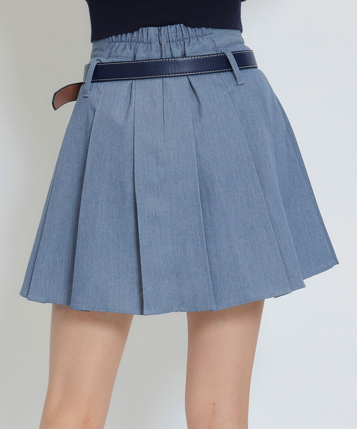 ローベルトインナーパンツプリーツミニスカート