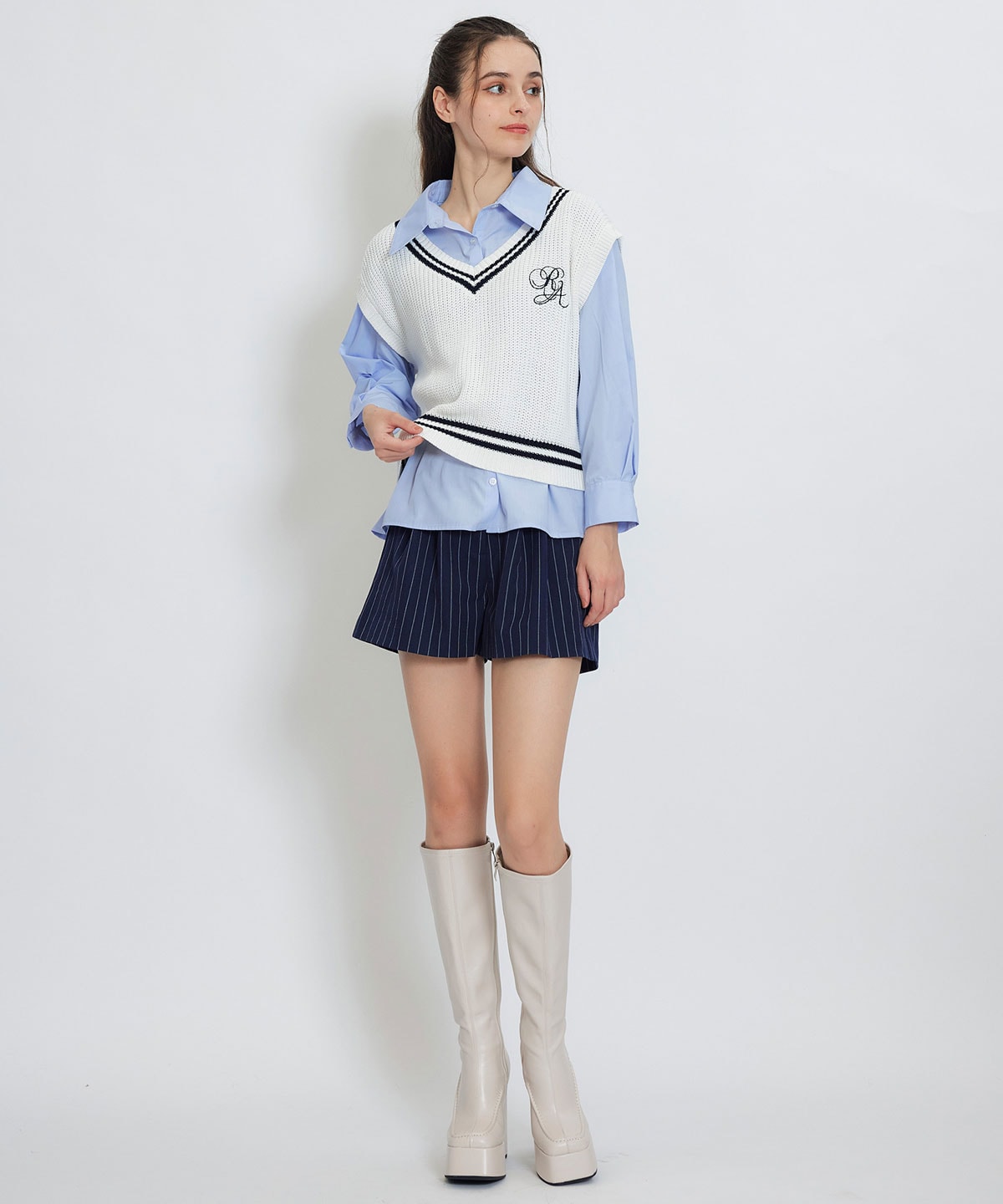 【セットアップ可能】ベーシックタックショートパンツ