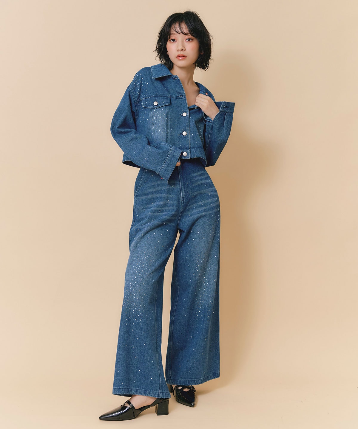 【Sparkle Denim Series】スパークルデニムジャケット