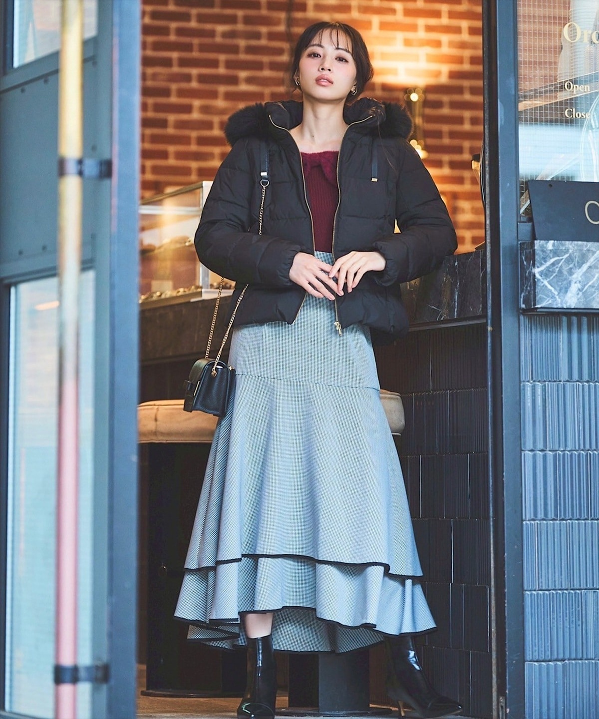 マーメイドティアードスカート