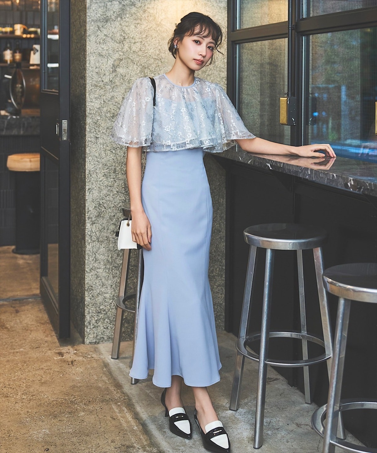 レースボレロセットアップマーメイドドレス