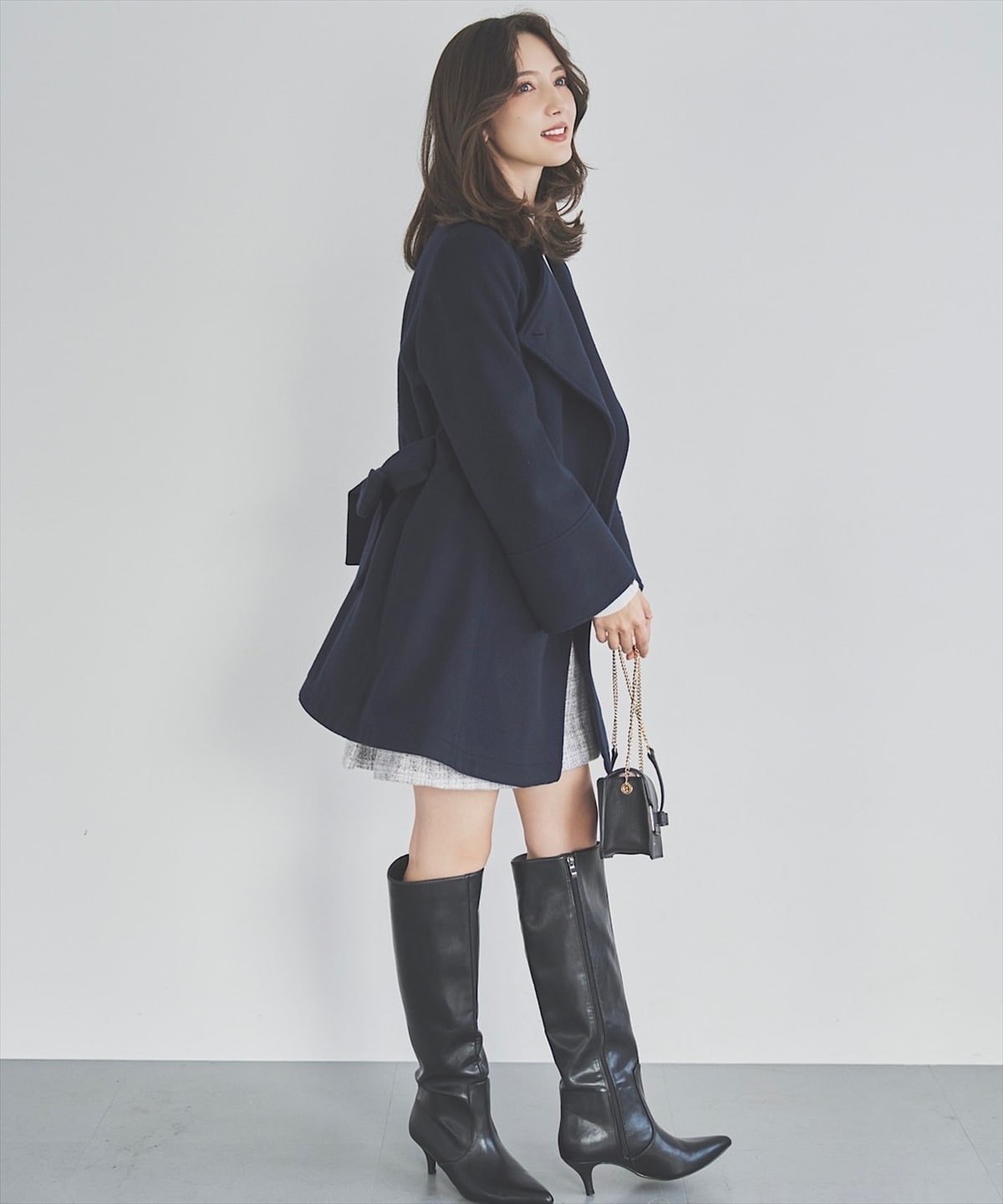 ウールビーバー2WAYミドルコート