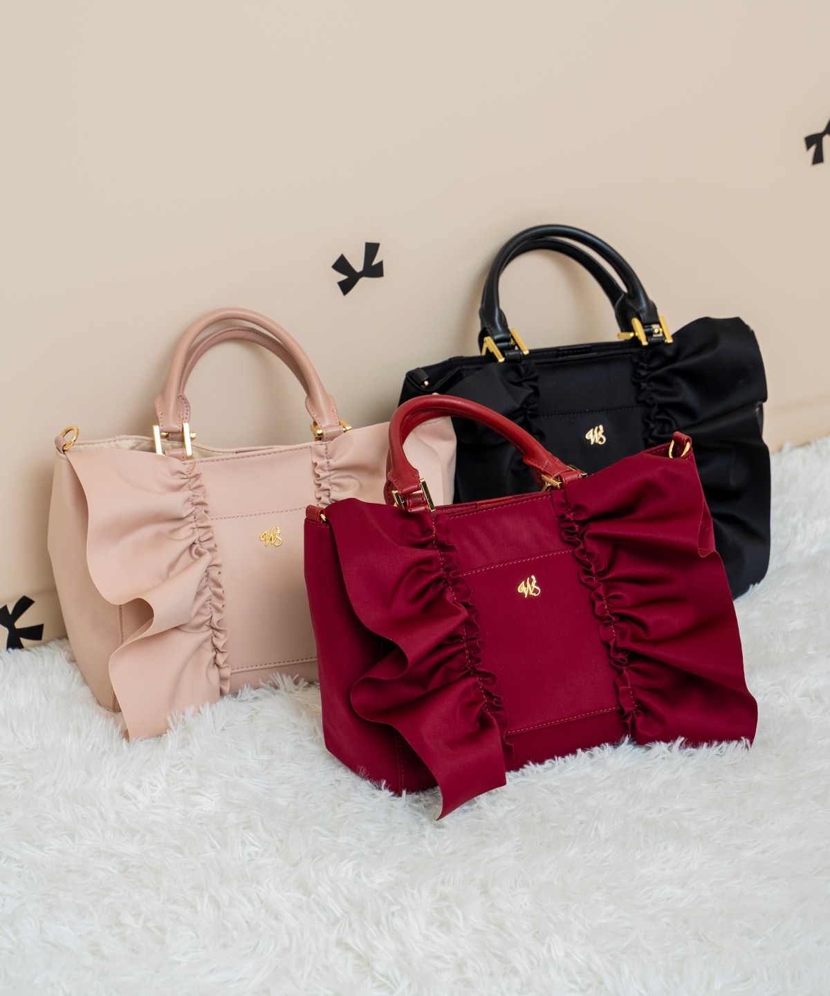 ネオプレンフリルバッグ