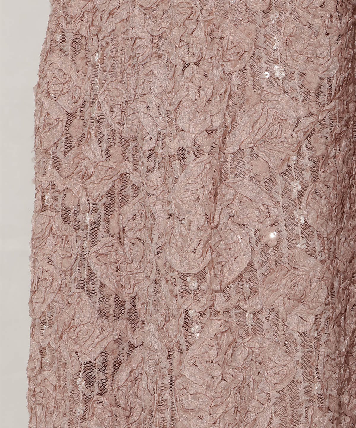 キラキラフラワーチュールフレアスカート