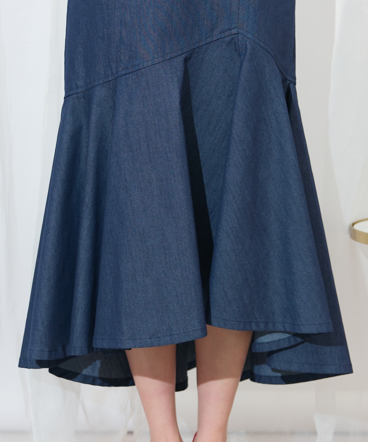 アシメヘムフィッシュテールスカート