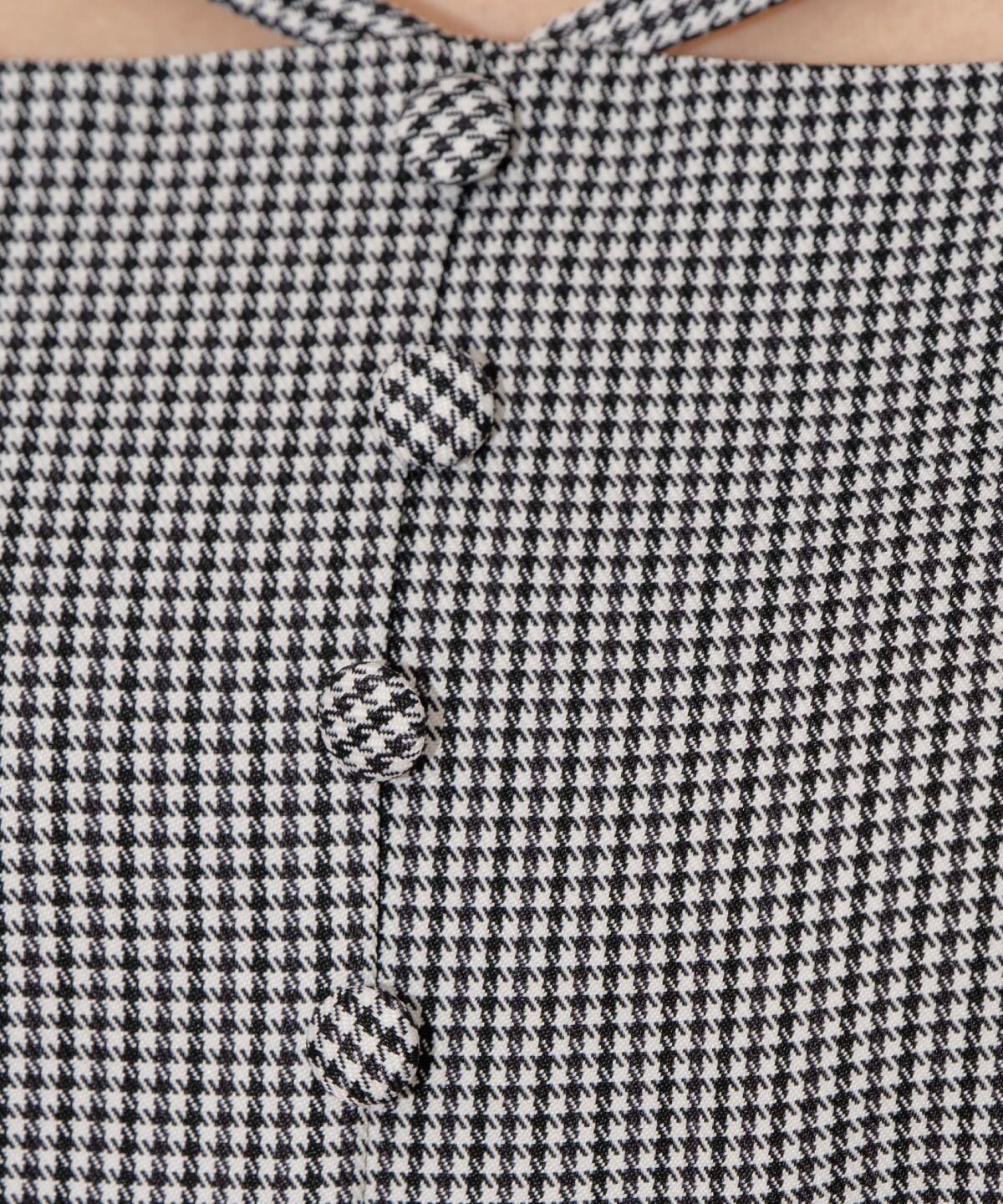 配色パイピングフリルワンピース