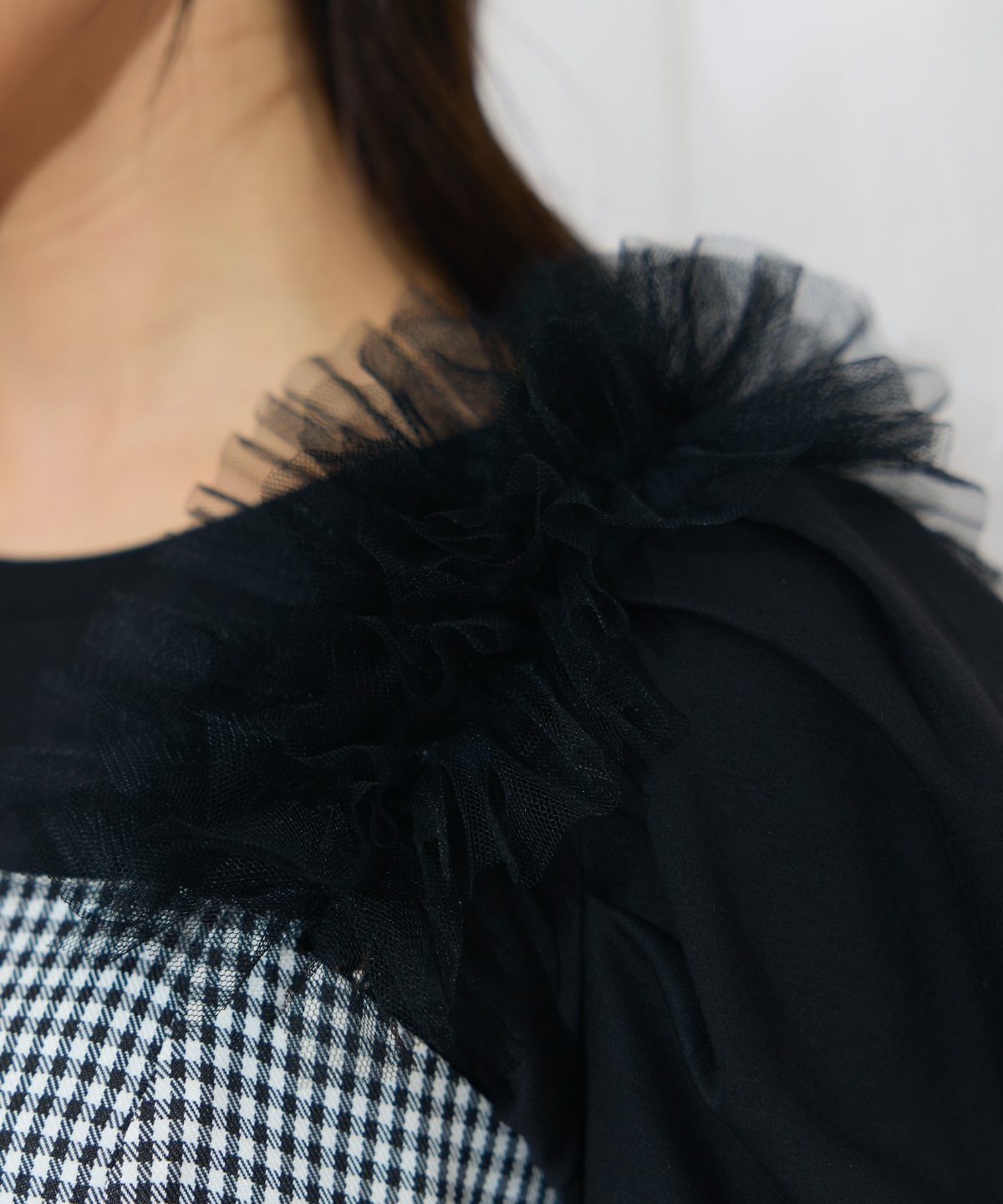 チュールフリルマーメイドジャンスカ