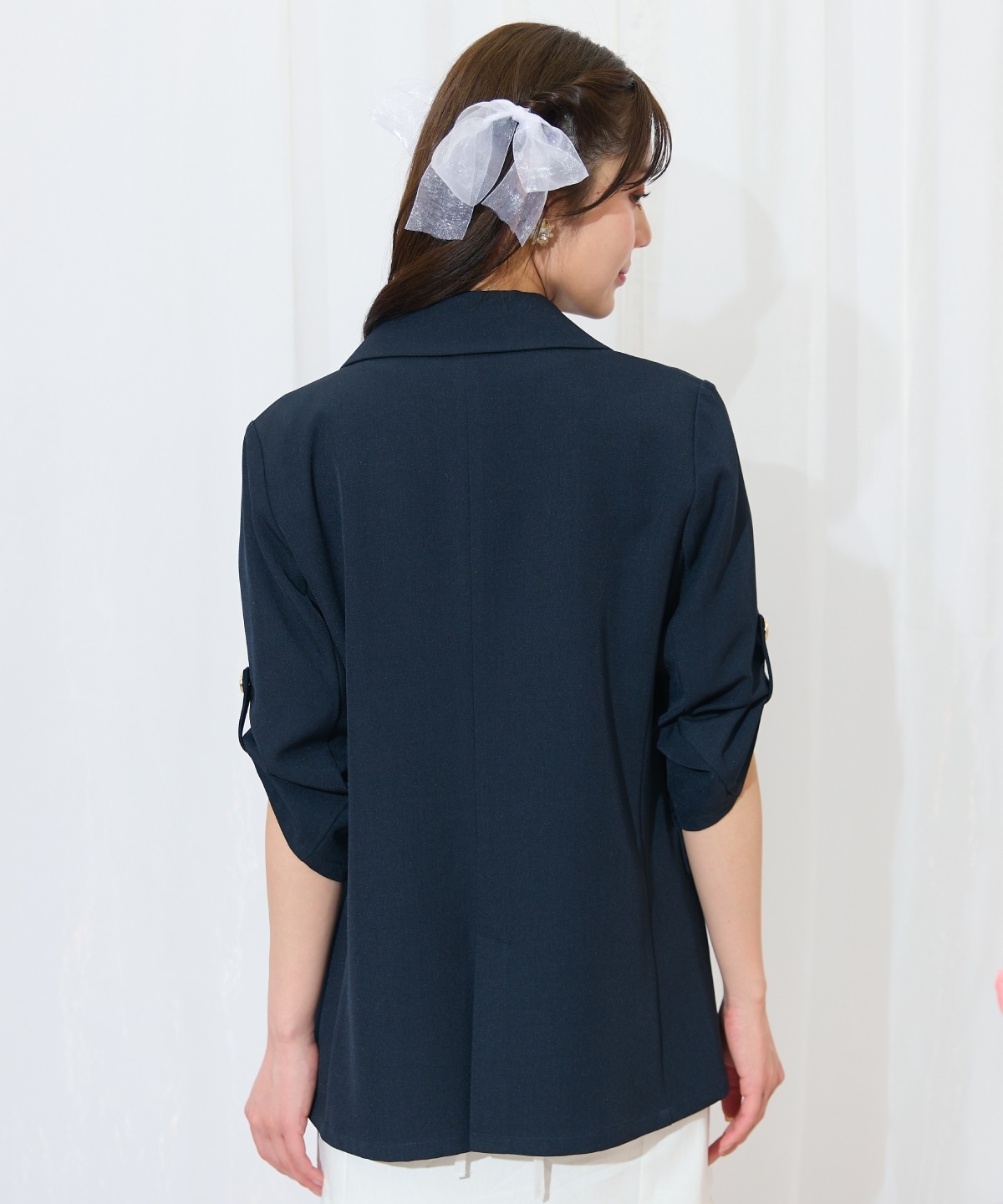 エンブレム付きテーラードジャケット