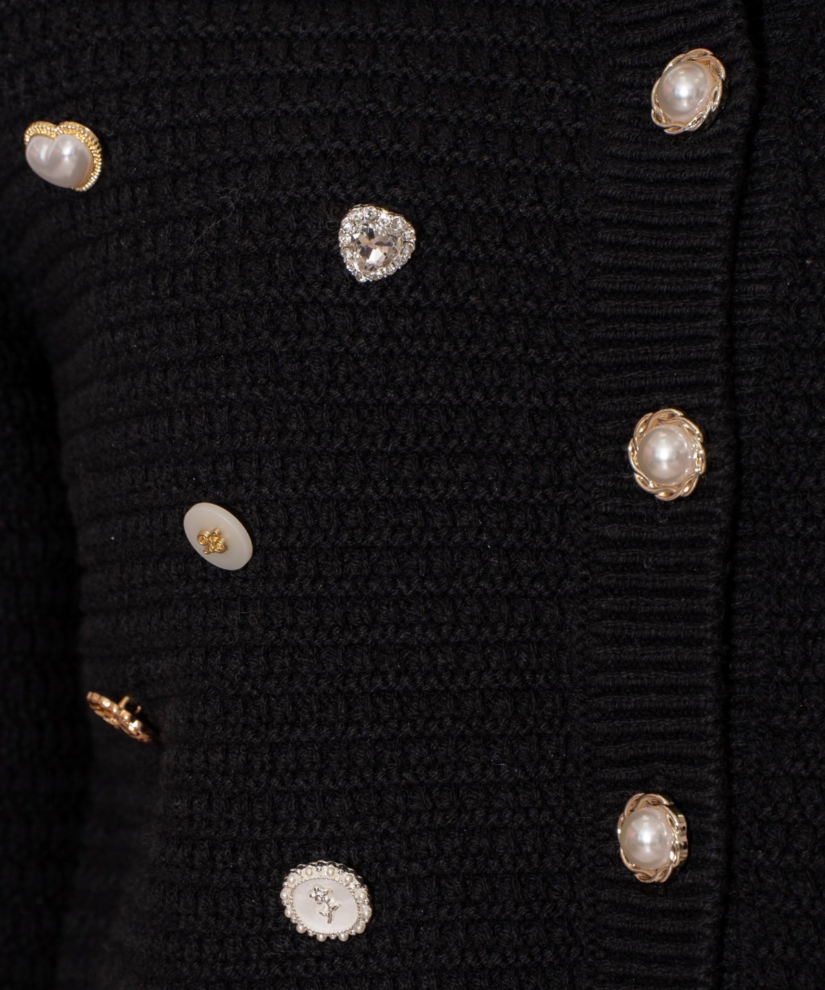 シャイニービジューカーディガン