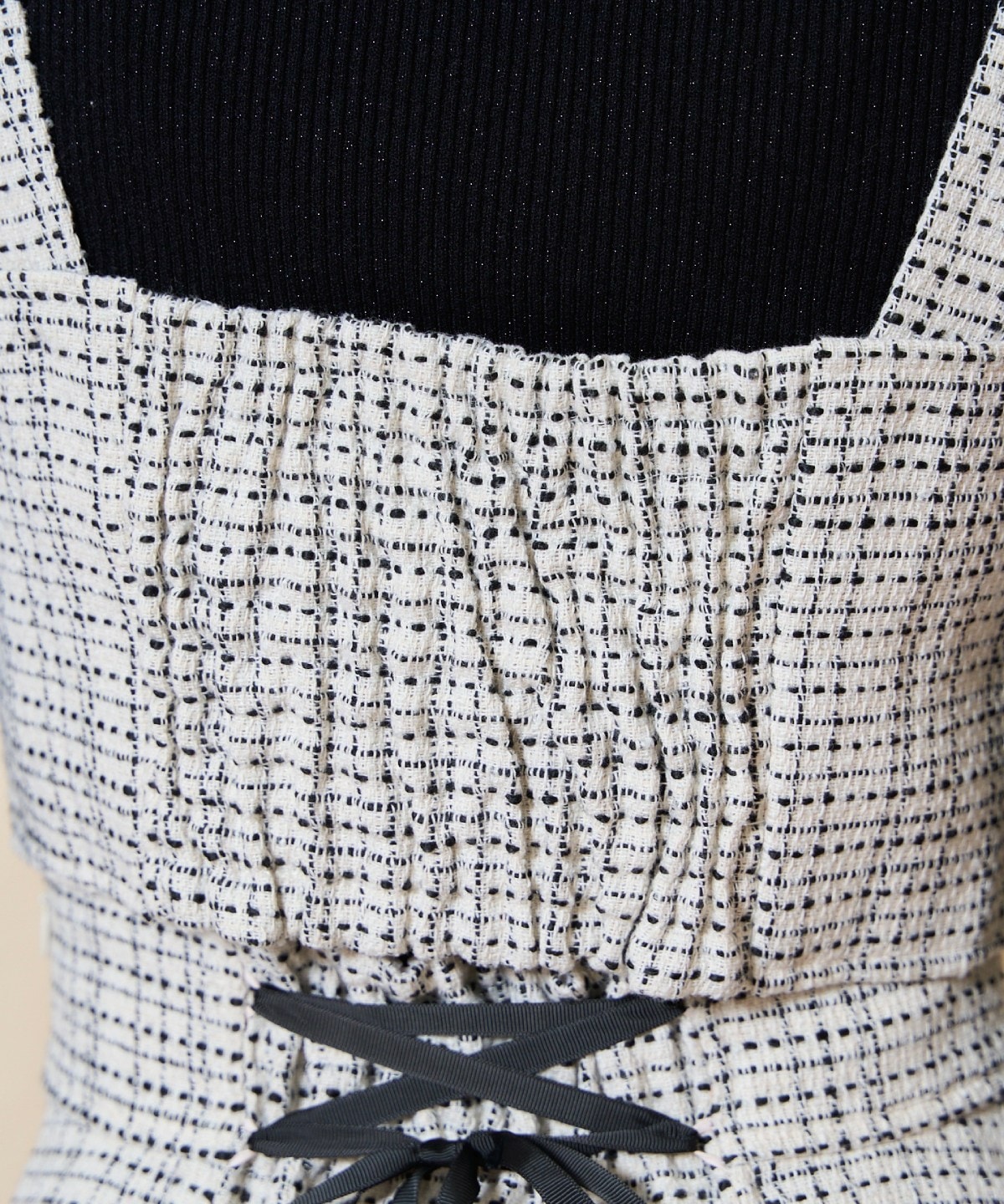 【ツイードセットアップシリーズ】ツイードビスチェ