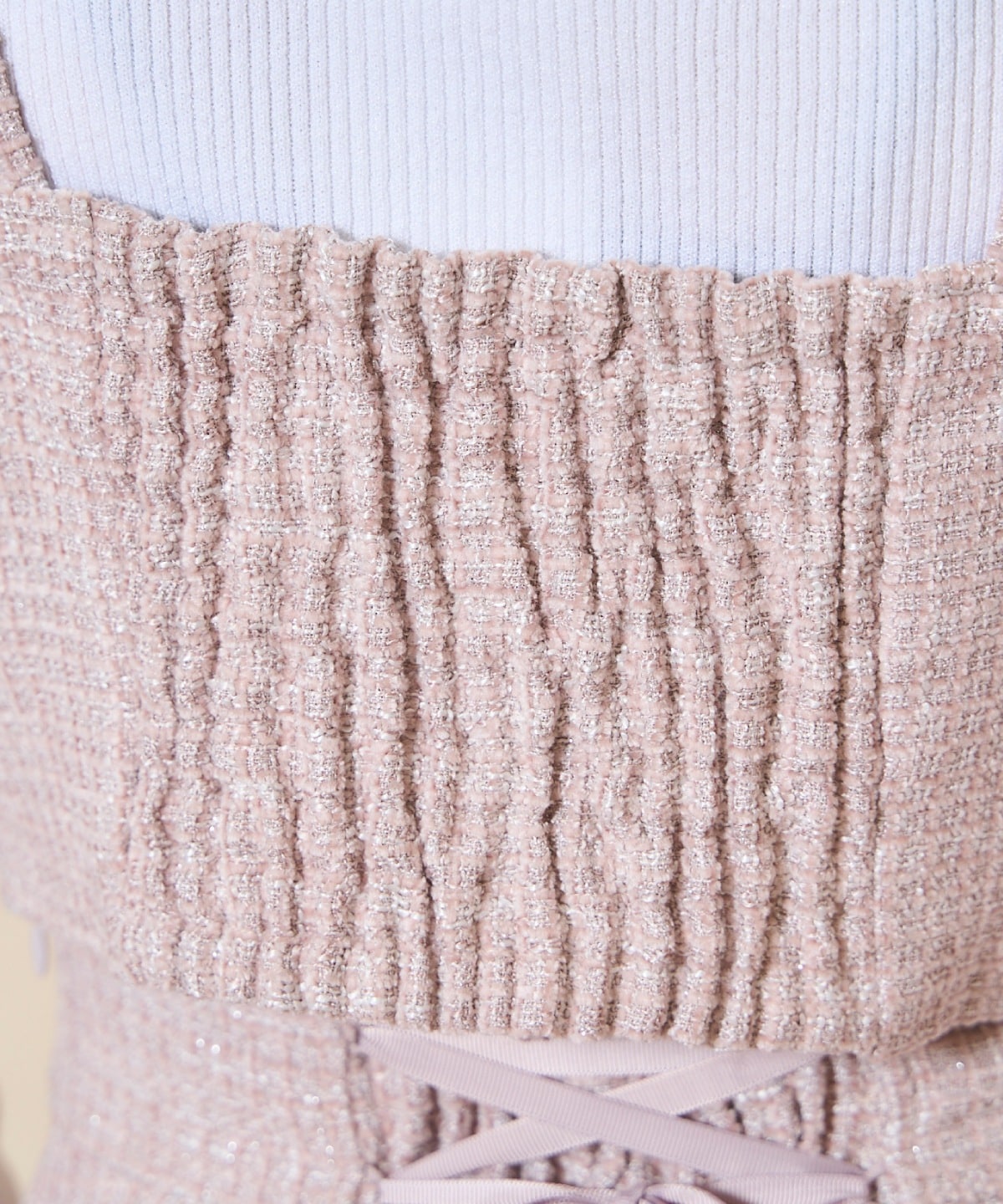 【ツイードセットアップシリーズ】ツイードビスチェ