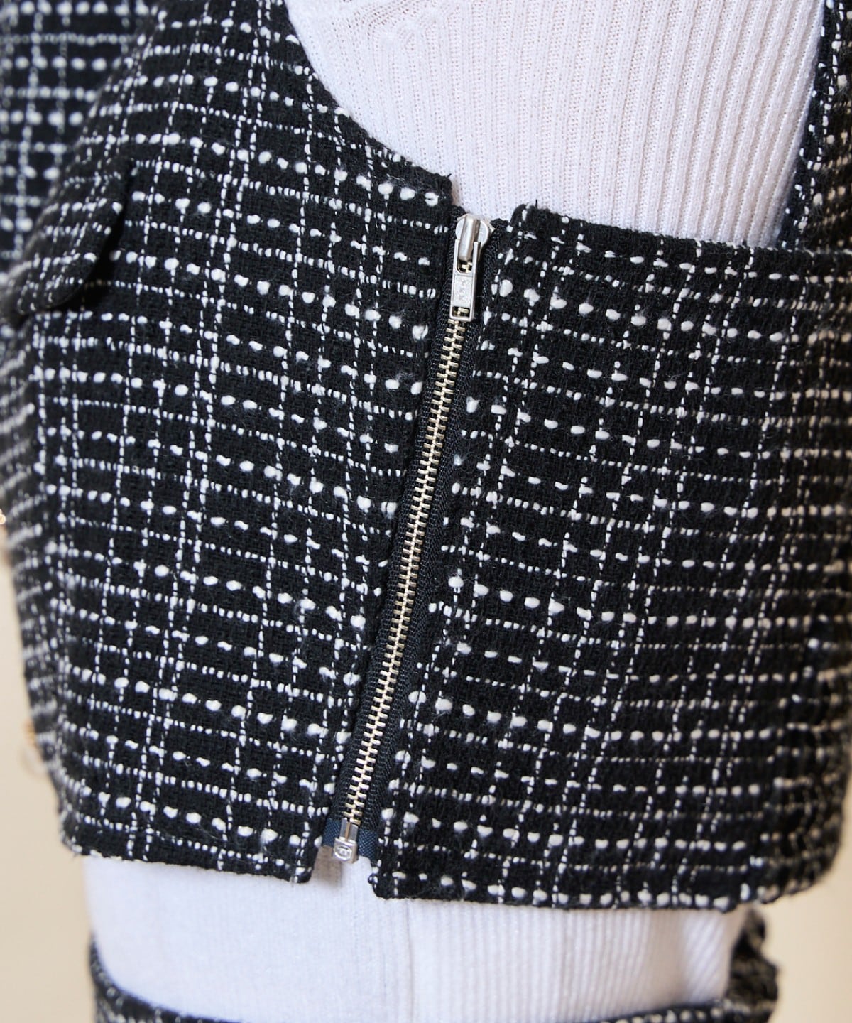 【ツイードセットアップシリーズ】ツイードビスチェ