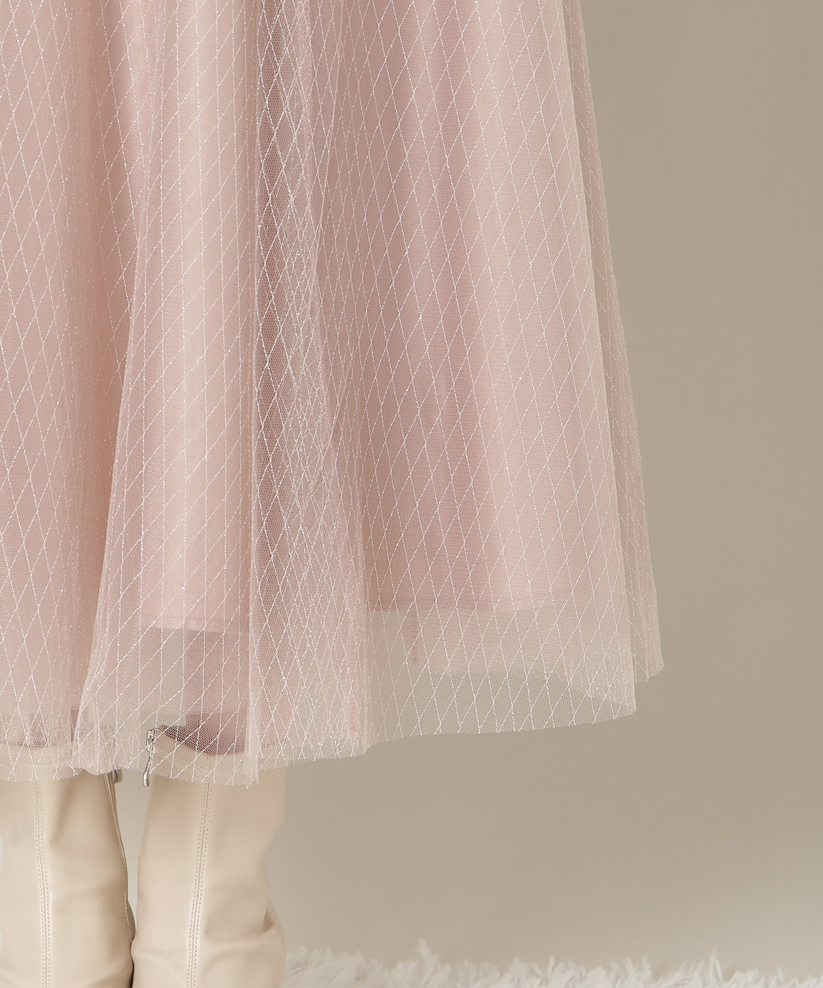 【12/5(fri)10時発売】ラメチュールボリュームスカート