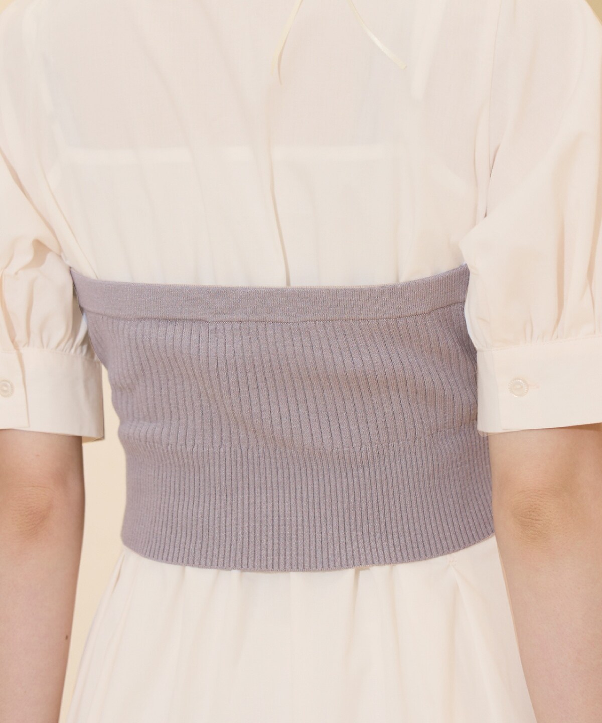 ビスチェレイヤードタックシャツワンピース