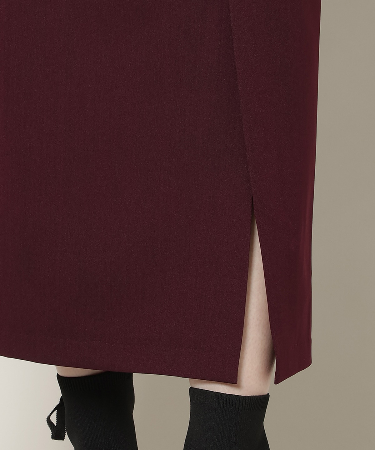 リボンデザインIラインワンピース