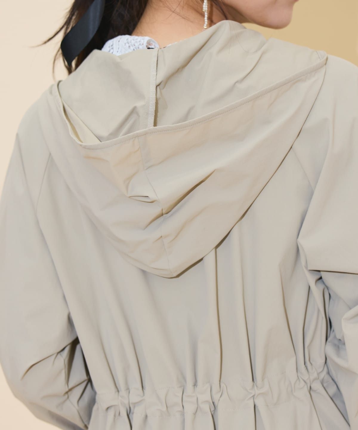 UVカットペプラムブルゾン