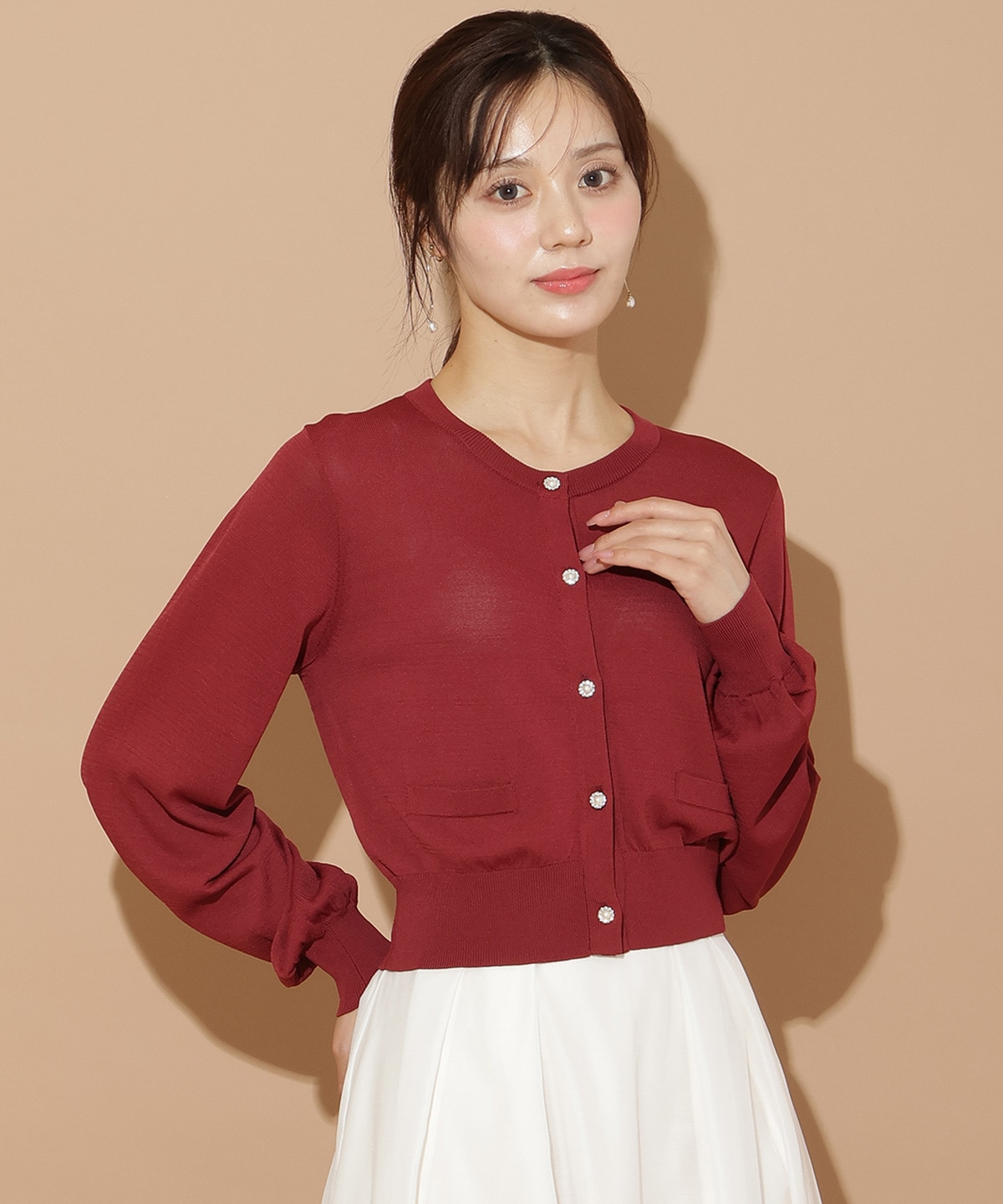 ポケットデザインUVカーディガン