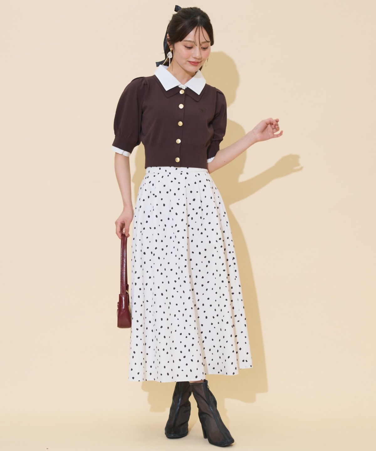 レイヤードカラープルオーバー