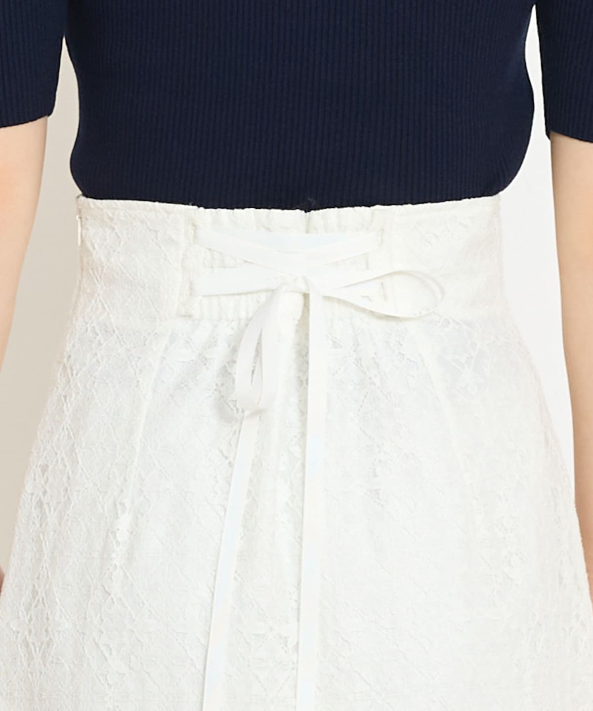 アシメティアードレーススカート