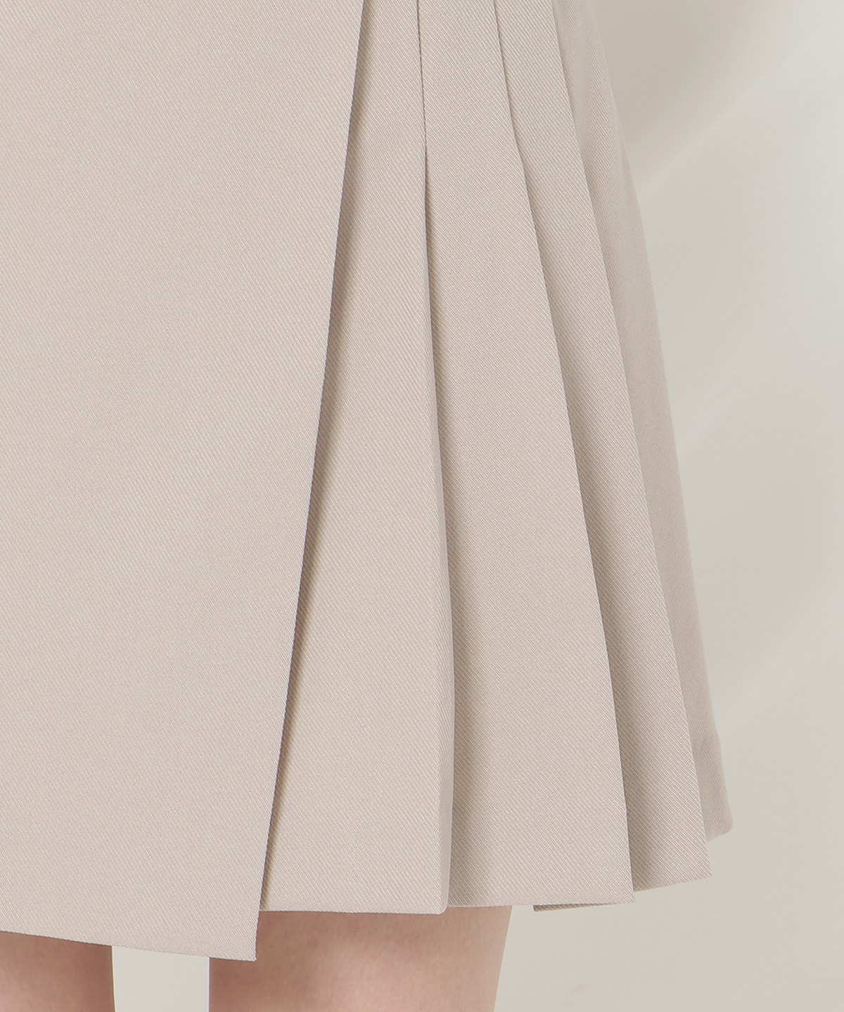 ビットデザインプリーツミニスカパン