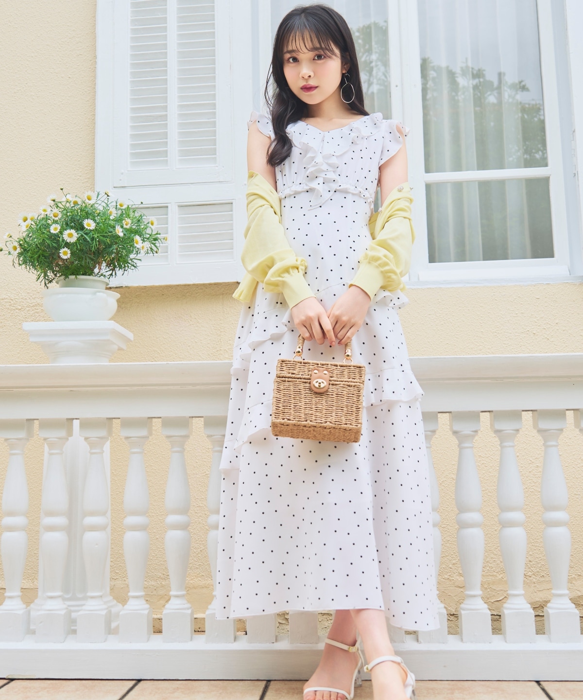 【6/11(thu)10時発売】ラッフルフリルティアードワンピース