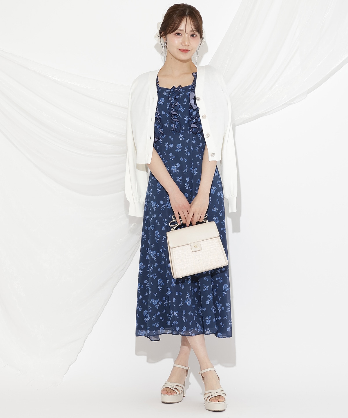 アソートボタンUVカットカーディガン