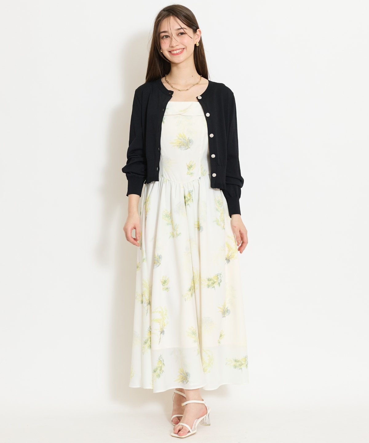 フリルヘムUVカットカーディガン