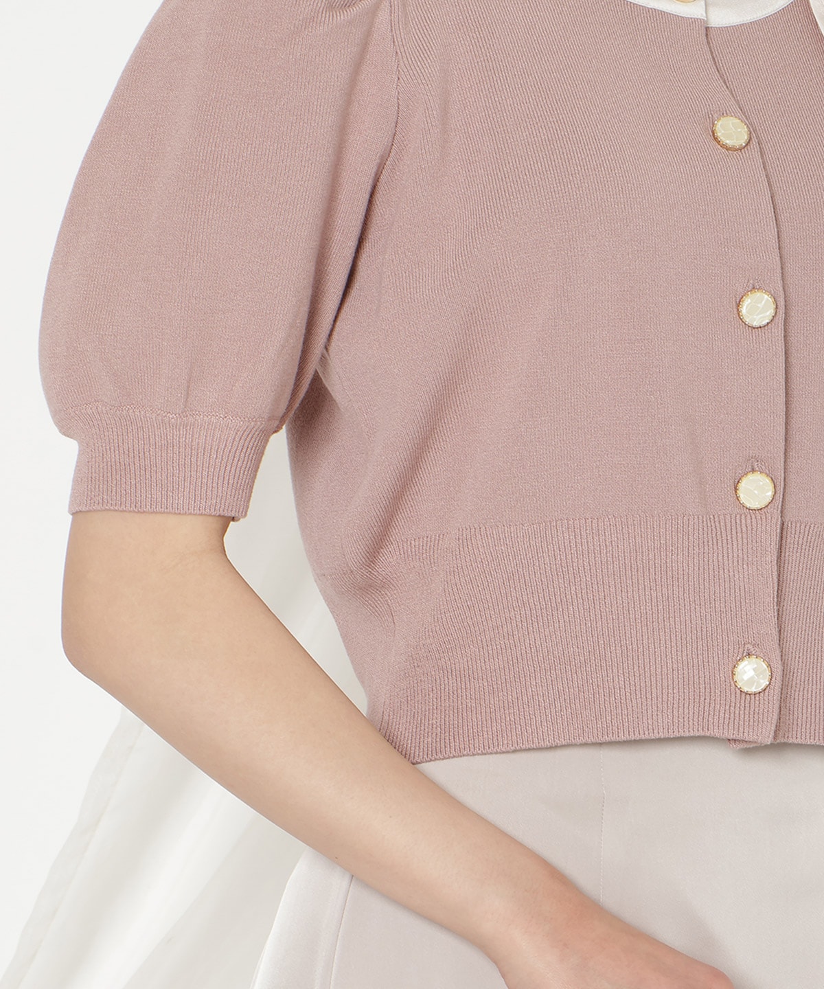 【2/27(fri)発売】リボンパフカーディガン