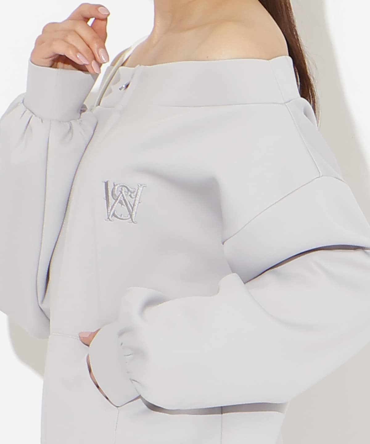 【3/12(thu)10時発売】ダブルZIPオフショルスウェットトップス