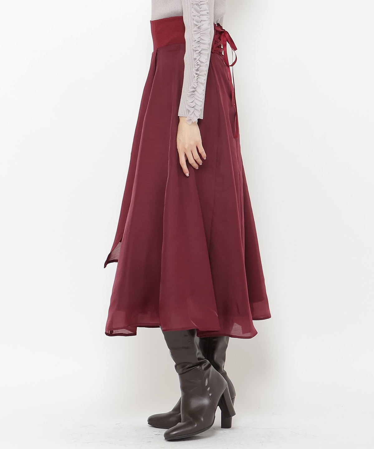 アシメシアーラッフルスカート