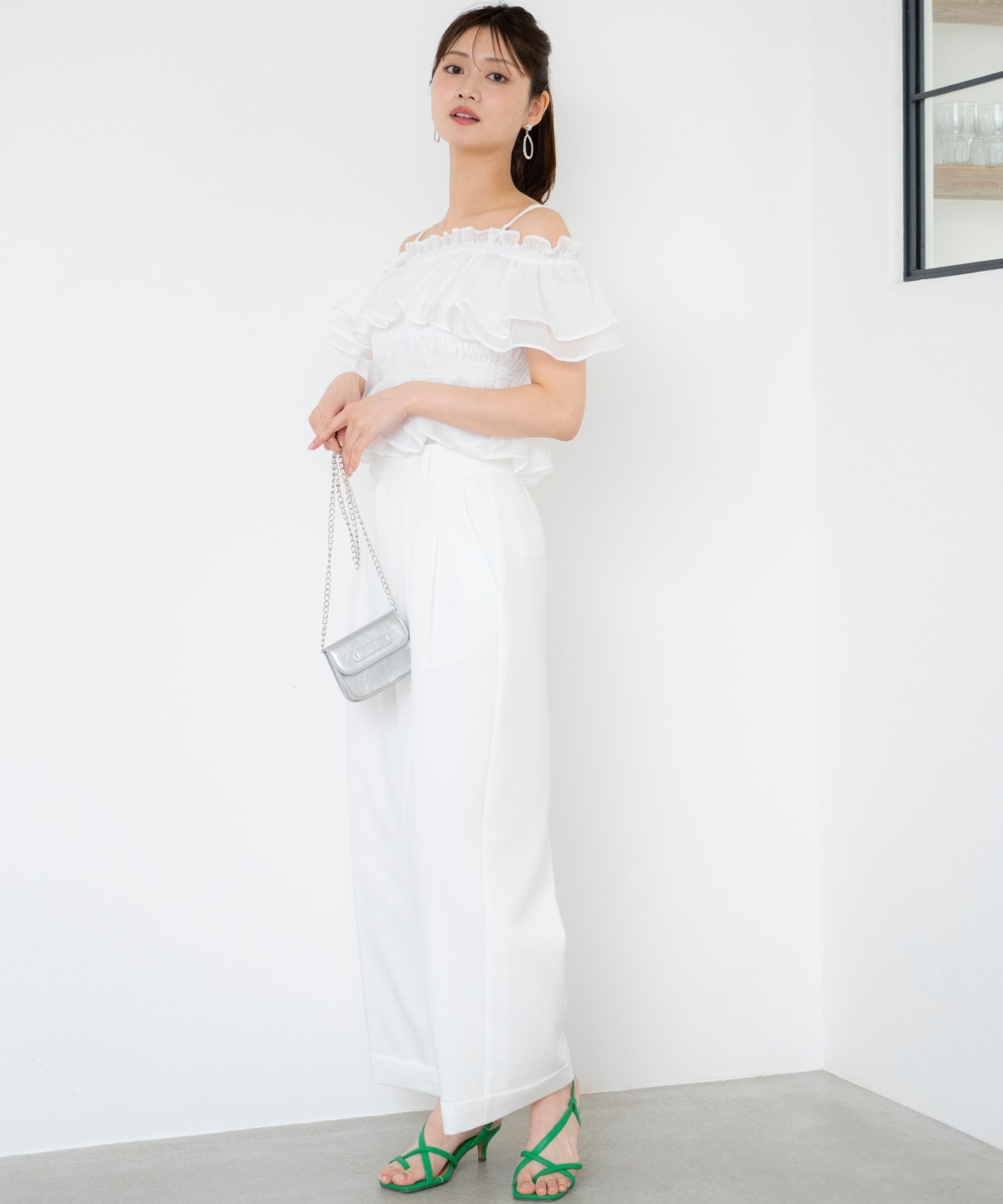 2タックワイドパンツ