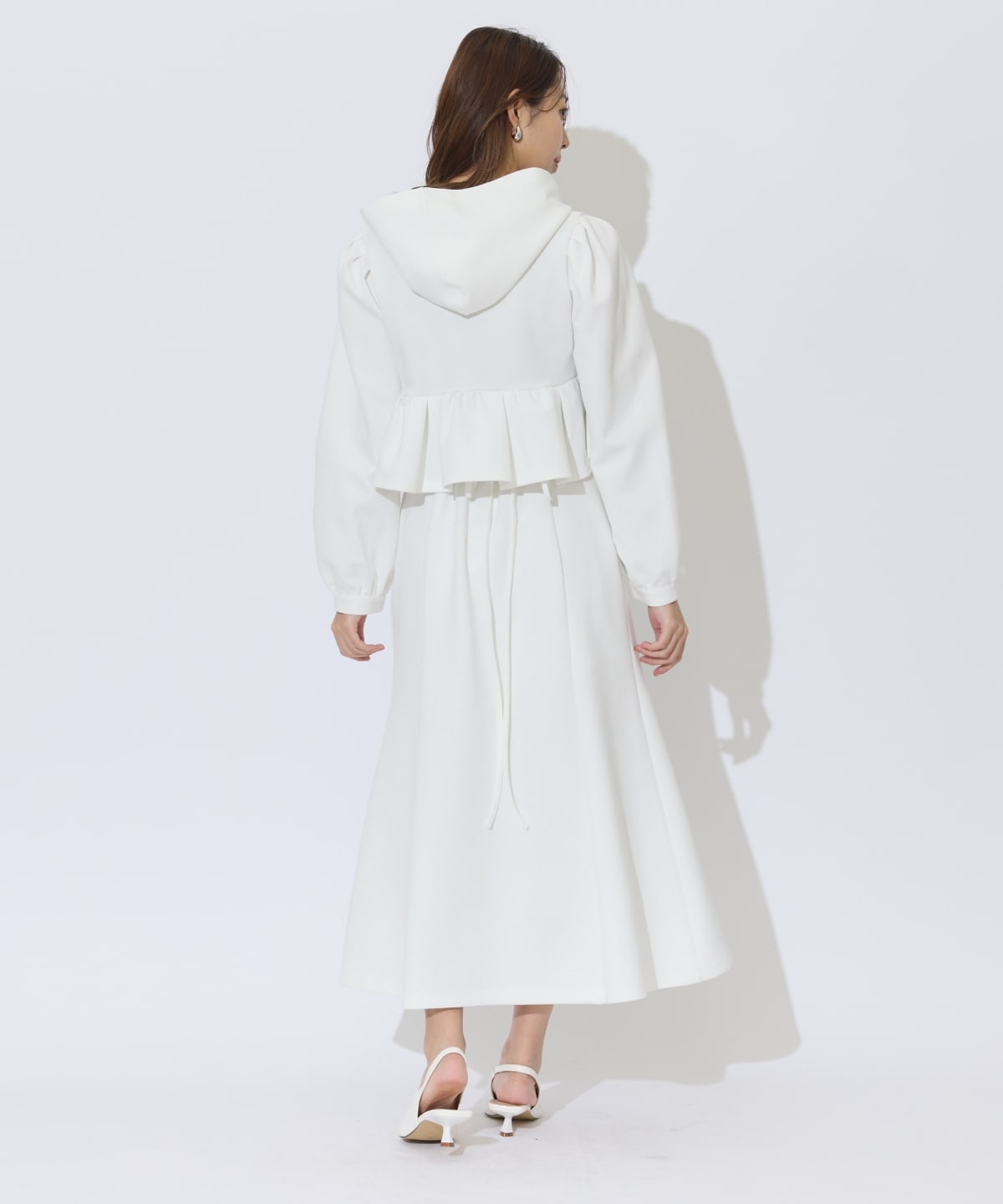 ペプラムパーカーセットアップ