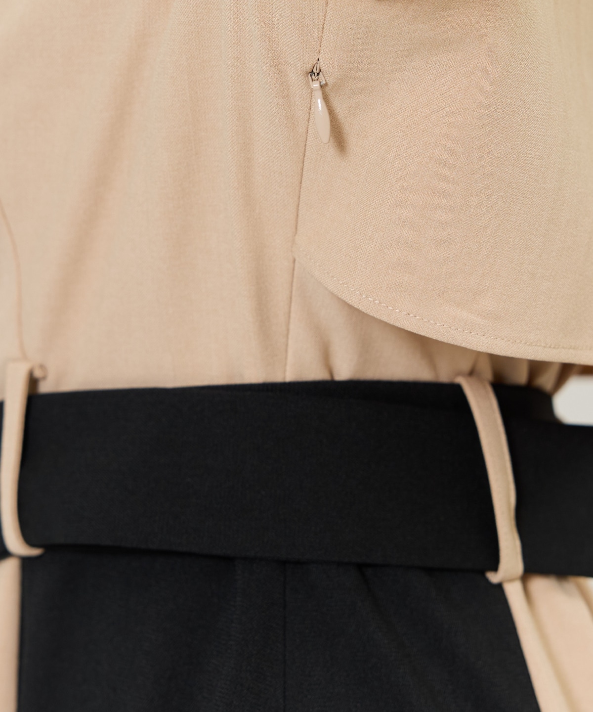 バイカラーカシュクールワンピース