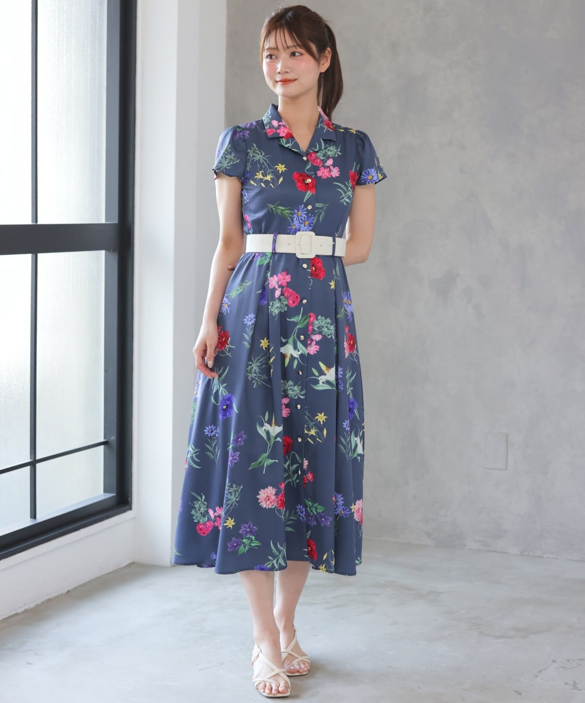 ボタニカルガーデンシャツワンピース