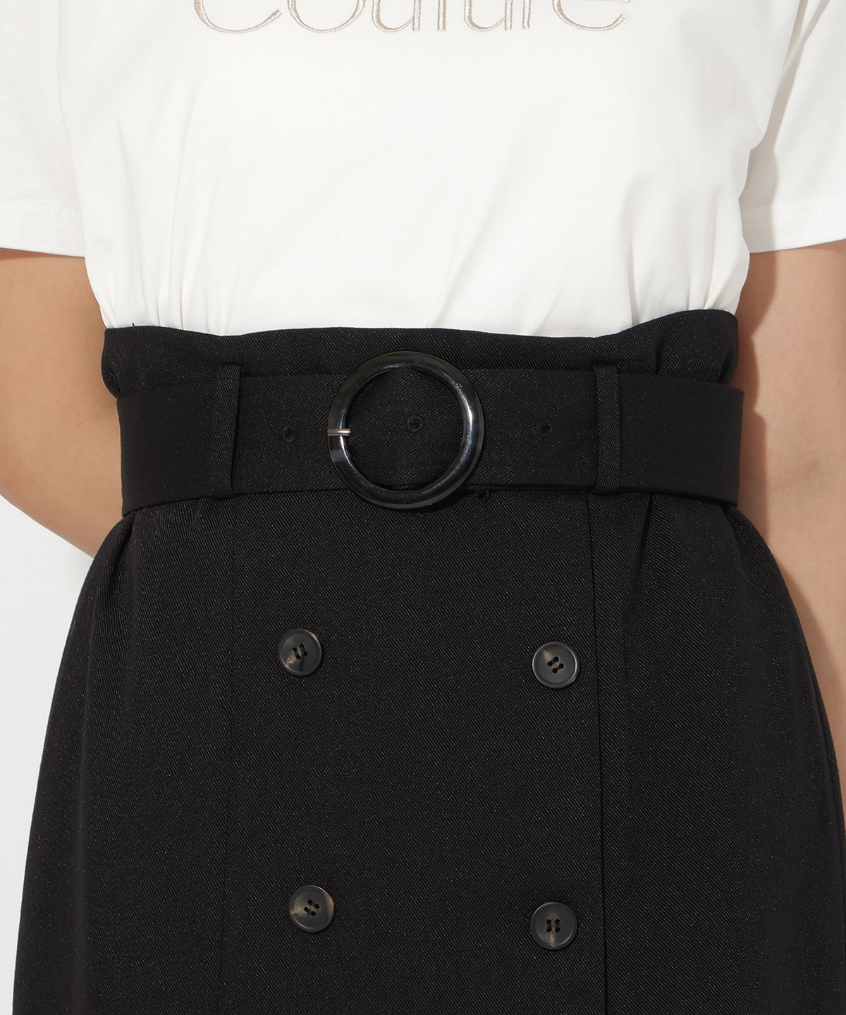 トレンチマーメイドスカート