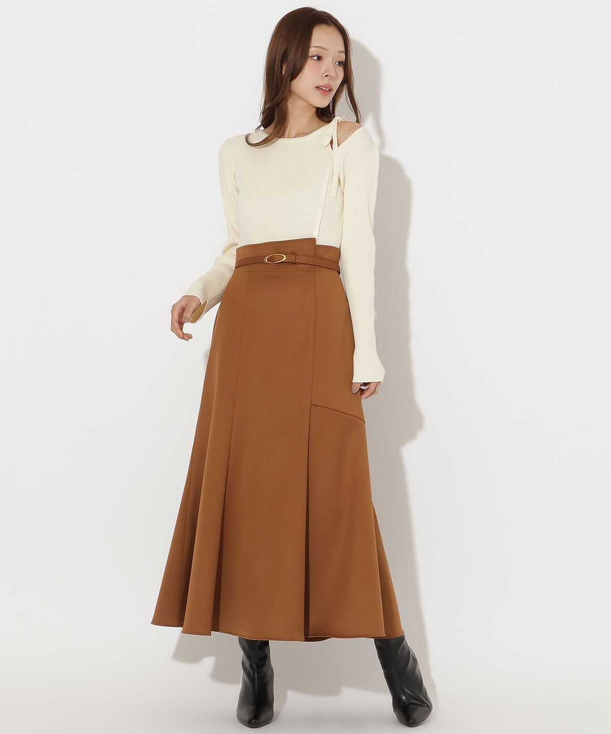 【先行予約受付中】ベルト付きマーメイドスカート